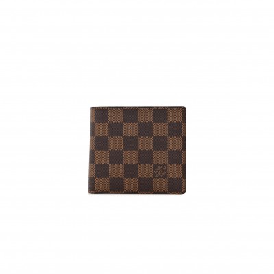 LOUIS VUITTON DAMIER EBENE MARCO WALLET M62288 (12*9*1cm)